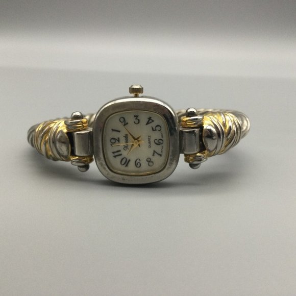 Xanadu Accessories Xanadu Watch Women Gold Silver Dual Tone Mop